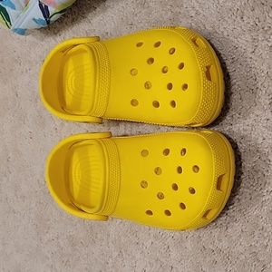 Yellow crocs